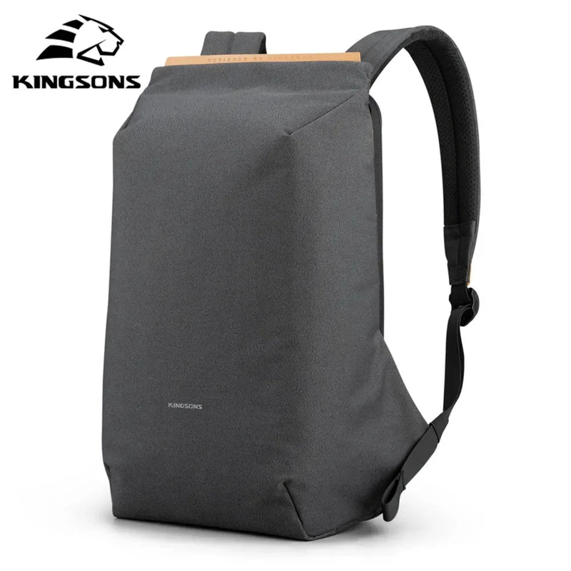 SkyAxis Mochila Masculina | Poliéster 180°, USB e Compartimento 15.6 - Kingsons