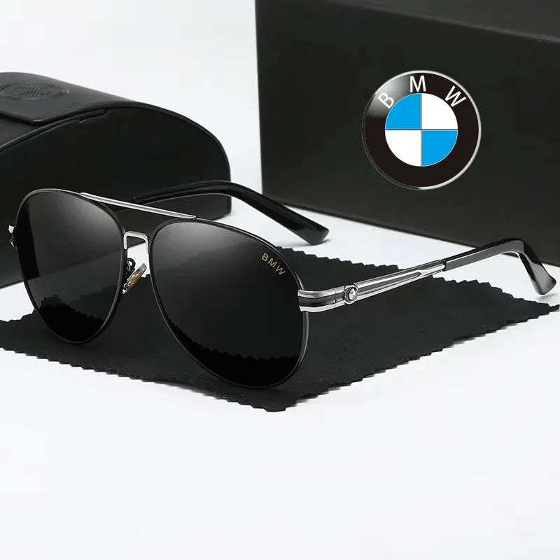 DriveVision Óculos Masculino | Polarizado UV400, Antirreflexo p/ Direção BMW