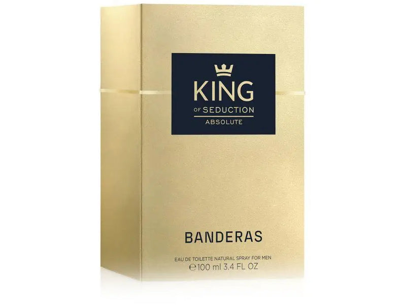Perfume Masculino King of Seduction Absolute 100ml – Banderas | Hermes Import