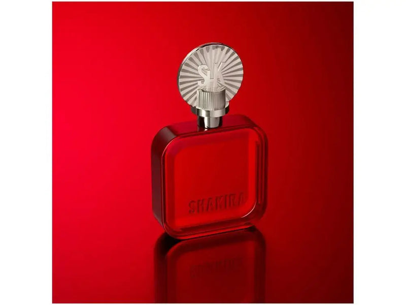 Perfume Feminino Floral Ambarado Shakira Rojo 80ml – Hermes Import