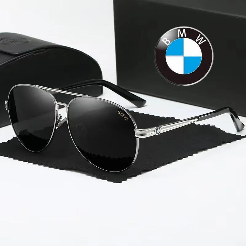 DriveVision Óculos Masculino | Polarizado UV400, Antirreflexo p/ Direção BMW