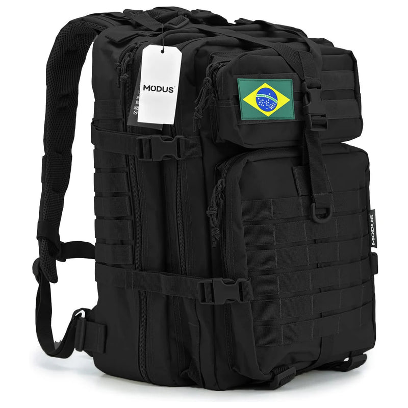 ForTrax Mochila Tática Exército Brasileiro | Poliéster 900D, MOLLE e Capacidade 50L - Hermes Imp.