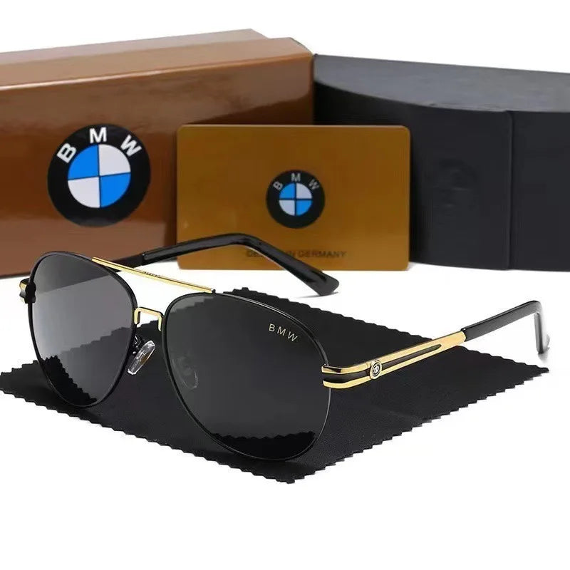 DriveVision Óculos Masculino | Polarizado UV400, Antirreflexo p/ Direção BMW