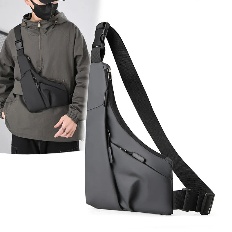 VectorX Bolsa Peitoral Unissex | Nylon Impermeável e Alça Respirável - Hermes Imp.