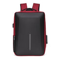 CoreVault Mochila Masculina | Oxford Semirrígida, USB para Carregamento e Compartimento p/ Notebook - Hermes Imp.
