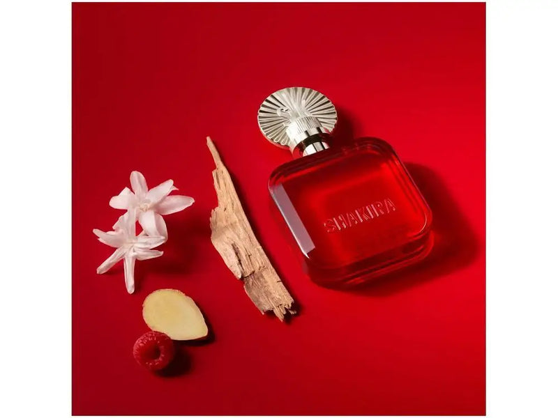 Perfume Feminino Floral Ambarado Shakira Rojo 80ml – Hermes Import