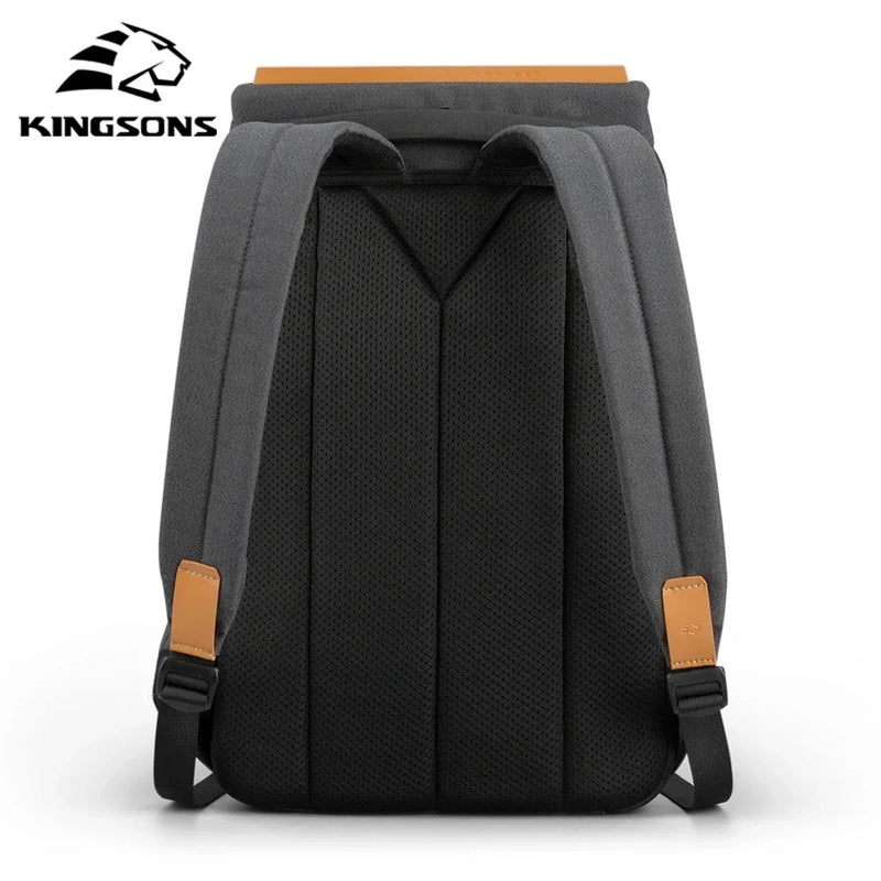 SkyAxis Mochila Masculina | Poliéster 180°, USB e Compartimento 15.6 - Kingsons