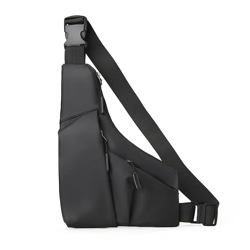 VectorX Bolsa Peitoral Unissex | Nylon Impermeável e Alça Respirável - Hermes Imp.