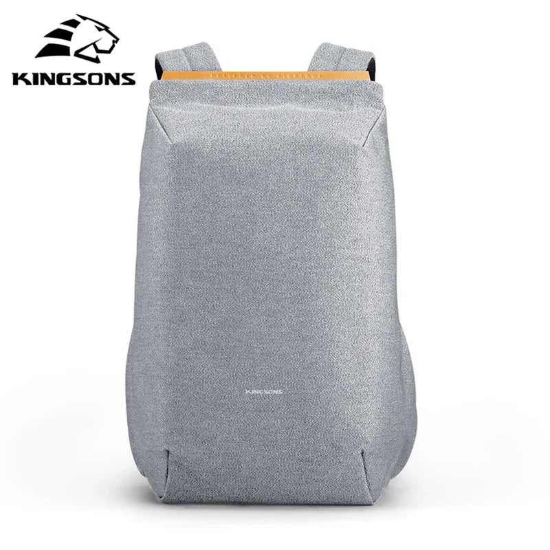 SkyAxis Mochila Masculina | Poliéster 180°, USB e Compartimento 15.6 - Kingsons