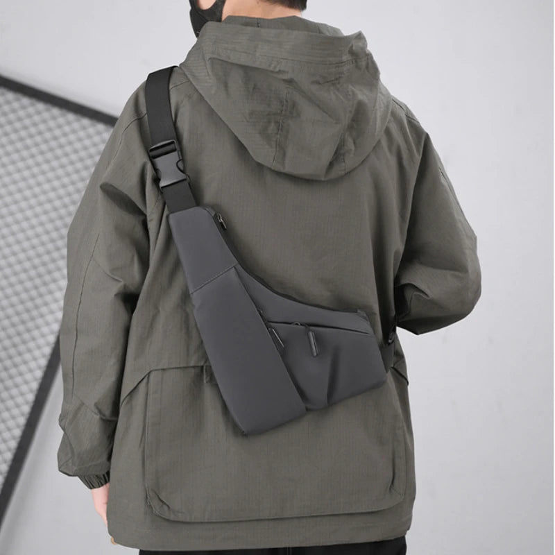 VectorX Bolsa Peitoral Unissex | Nylon Impermeável e Alça Respirável - Hermes Imp.