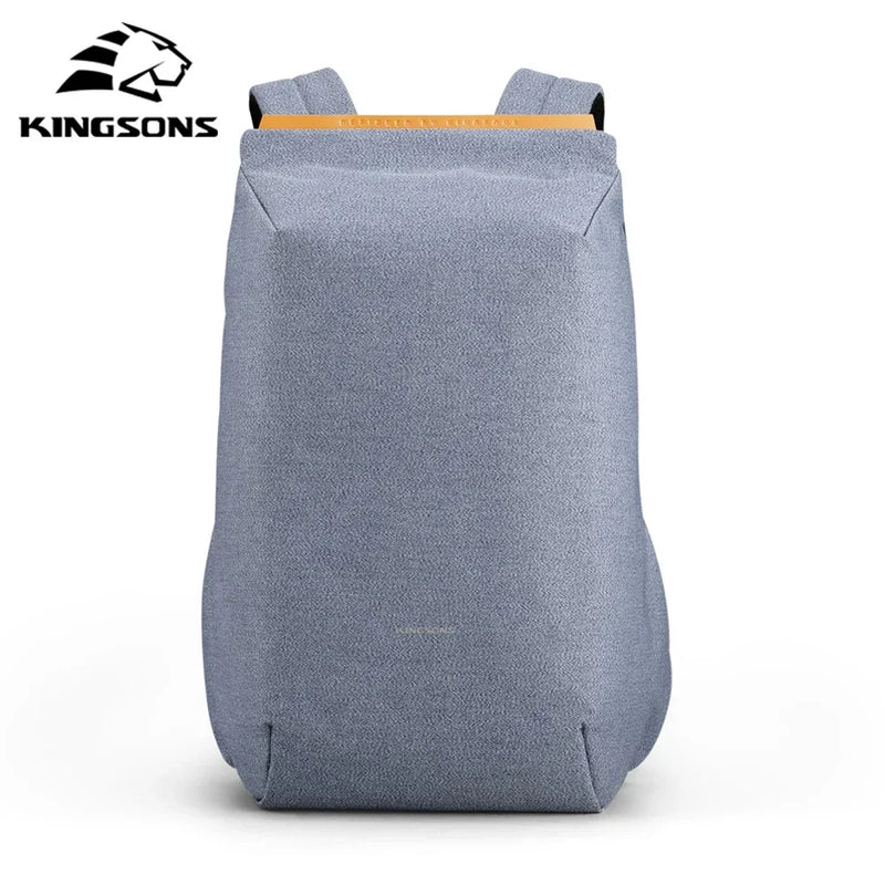 SkyAxis Mochila Masculina | Poliéster 180°, USB e Compartimento 15.6 - Kingsons