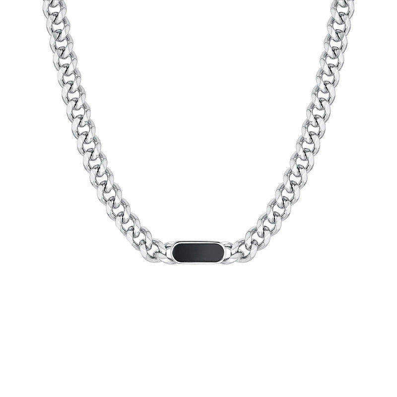 Colar Masculino Cuban Link em Aço Inoxidável – Hermes Import