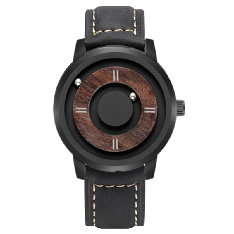 Eclipse Nobre Relógio Masculino | Madeira Natural & Aço Inox com Leitura Magnética Gorben