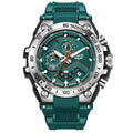 ChronoDrive Relógio Masculino | Silicone, Cronógrafo e Estilo Esportivo LIGE