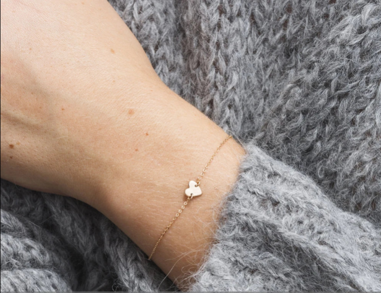 Pulseira Coração Minimalista em Aço Inoxidável – eManco Elegance
